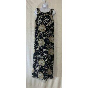 BORCELLINI Exclusive Creations Sleeveless Maxi Women's Dress Size 11 / 12 Floral